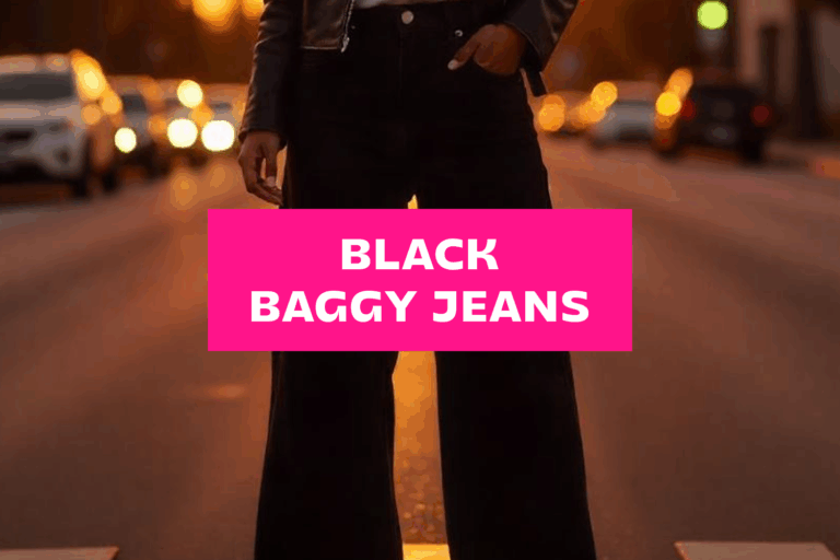 20 Bold Black Baggy Jeans Outfit Ideas