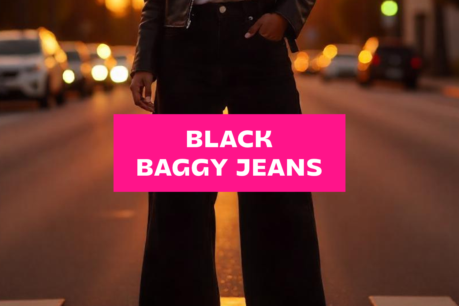20 Bold Black Baggy Jeans Outfit Ideas