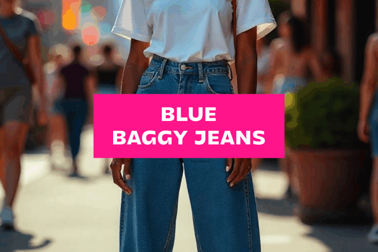 20 Classic & Modern Blue Baggy Jeans Outfit Ideas