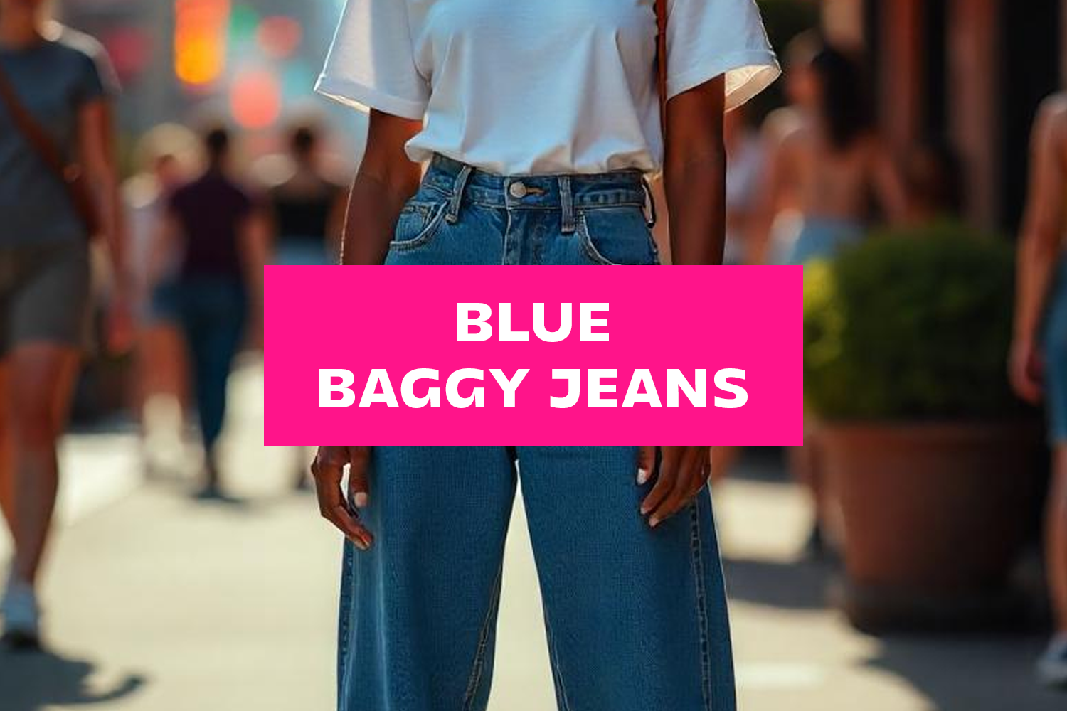 20 Classic & Modern Blue Baggy Jeans Outfit Ideas