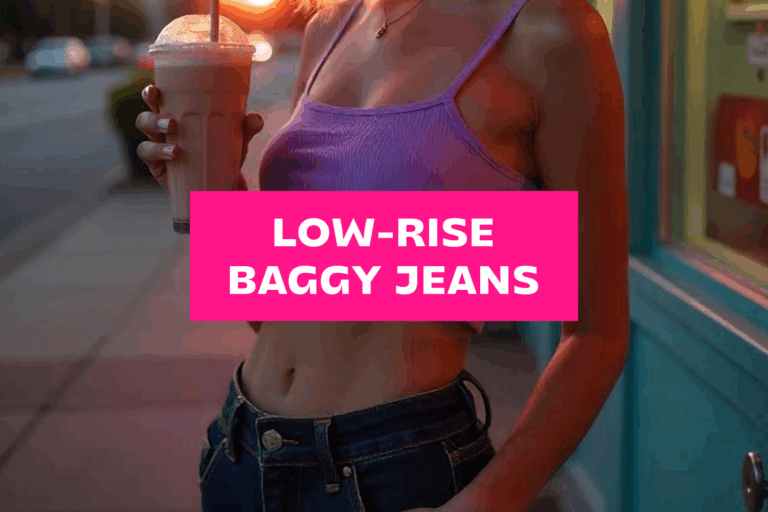 Top 20 Low Rise Baggy Jeans Outfit Ideas That Look Trendy Again