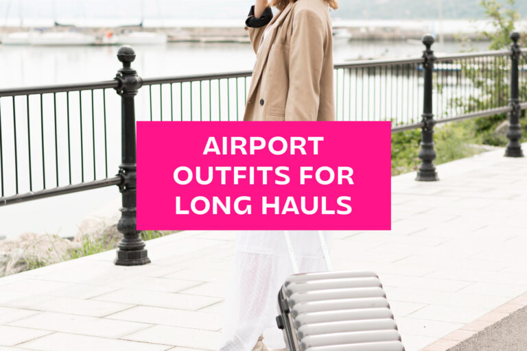 airport outfit ideas for long hauls