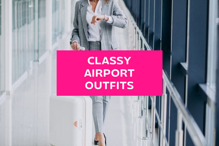 classy airport outfit ideas