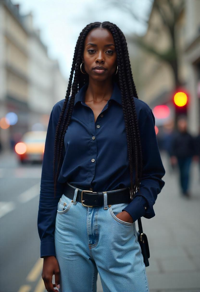 High Waisted Baggy Jeans Outfit Ideas