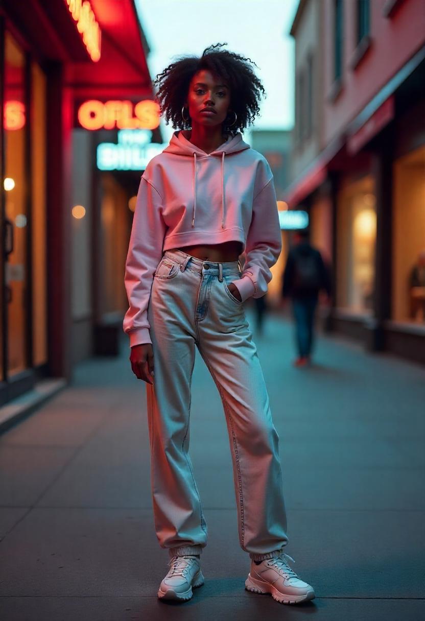 High Waisted Baggy Jeans Outfit Ideas