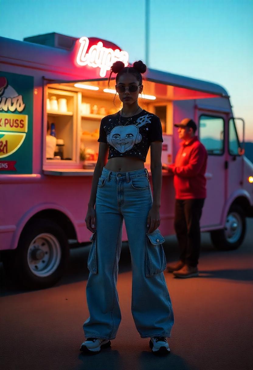 High Waisted Baggy Jeans Outfit Ideas