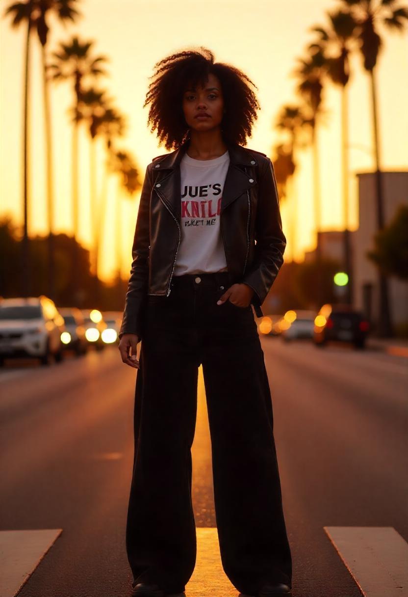 black baggy jeans outfit ideas