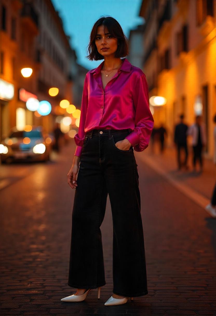 black baggy jeans outfit ideas