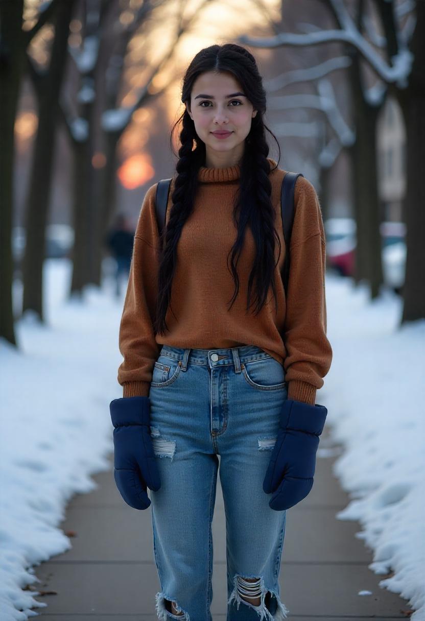 Baggy Jeans Outfit Ideas For Winter