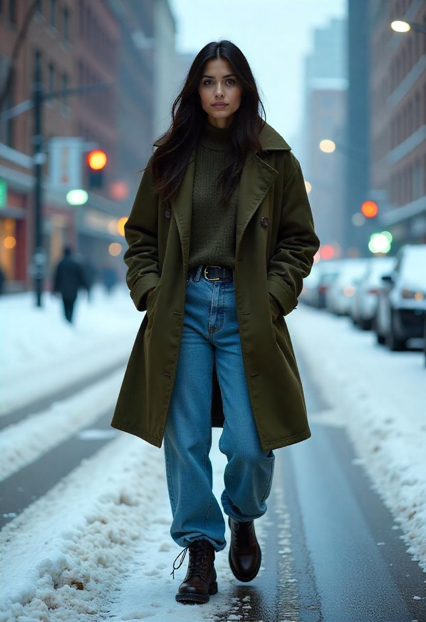 Baggy Jeans Outfit Ideas For Winter