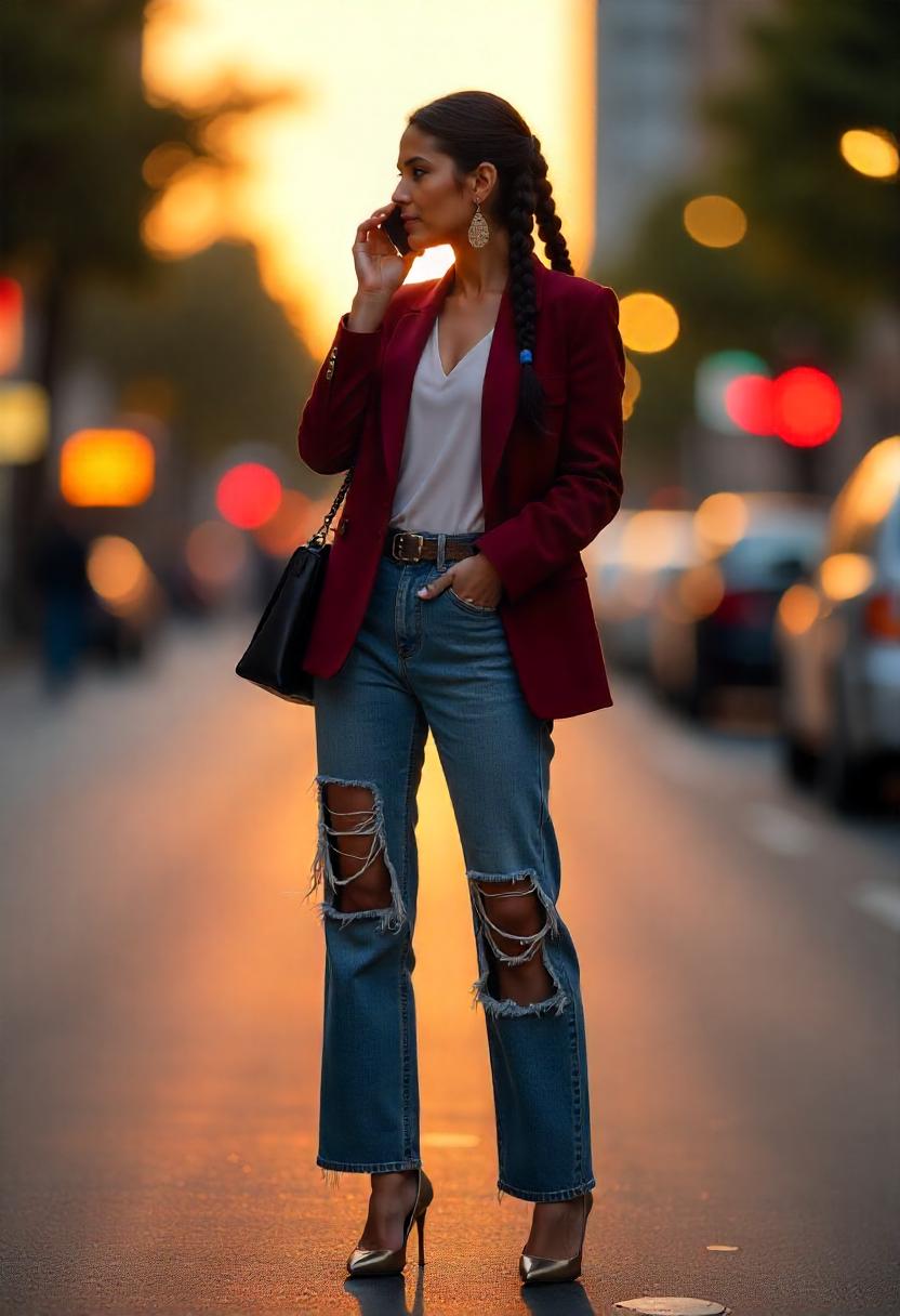 Low Rise Baggy Jeans Outfit Ideas