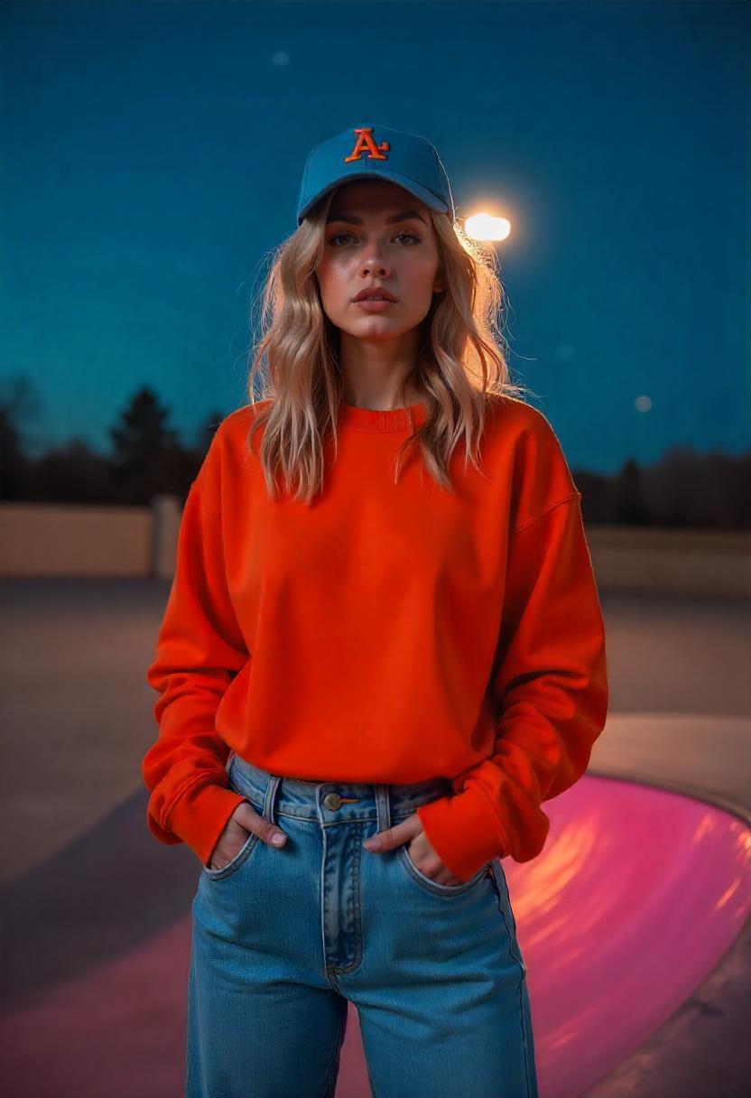 Light Wash Baggy Jeans Outfit Ideas