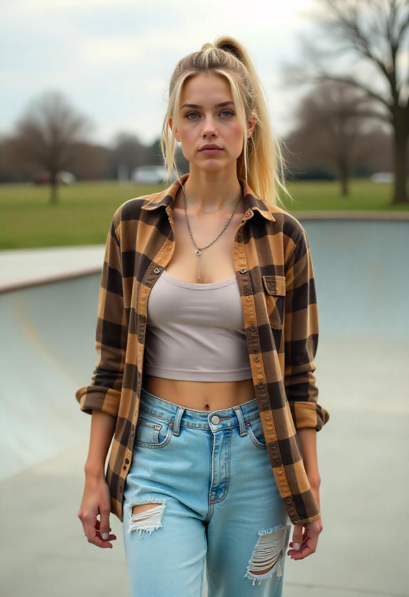 Light Wash Baggy Jeans Outfit Ideas