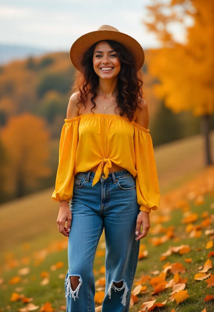Light Wash Baggy Jeans Outfit Ideas