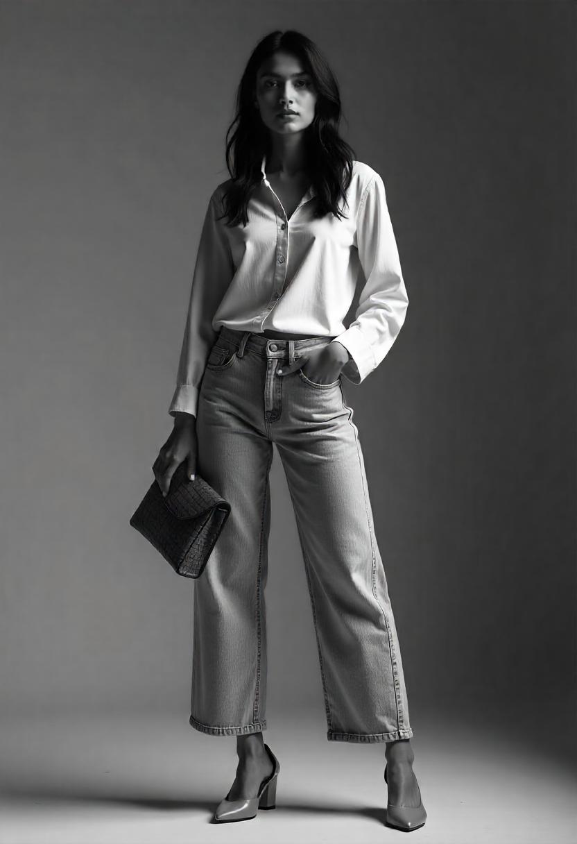 Low Rise Baggy Jeans Outfit Ideas