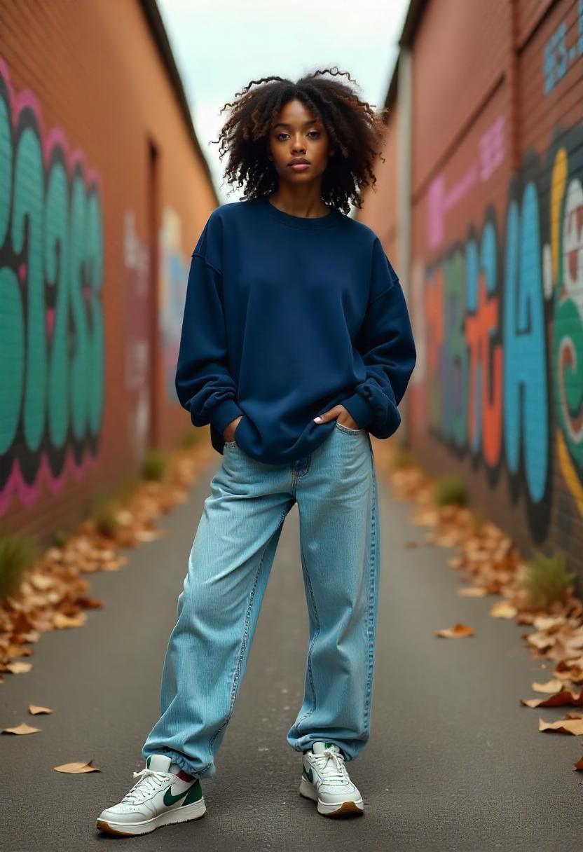 How To Style Baggy Jeans