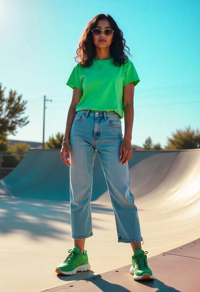 90s Style Baggy Jean Outfits