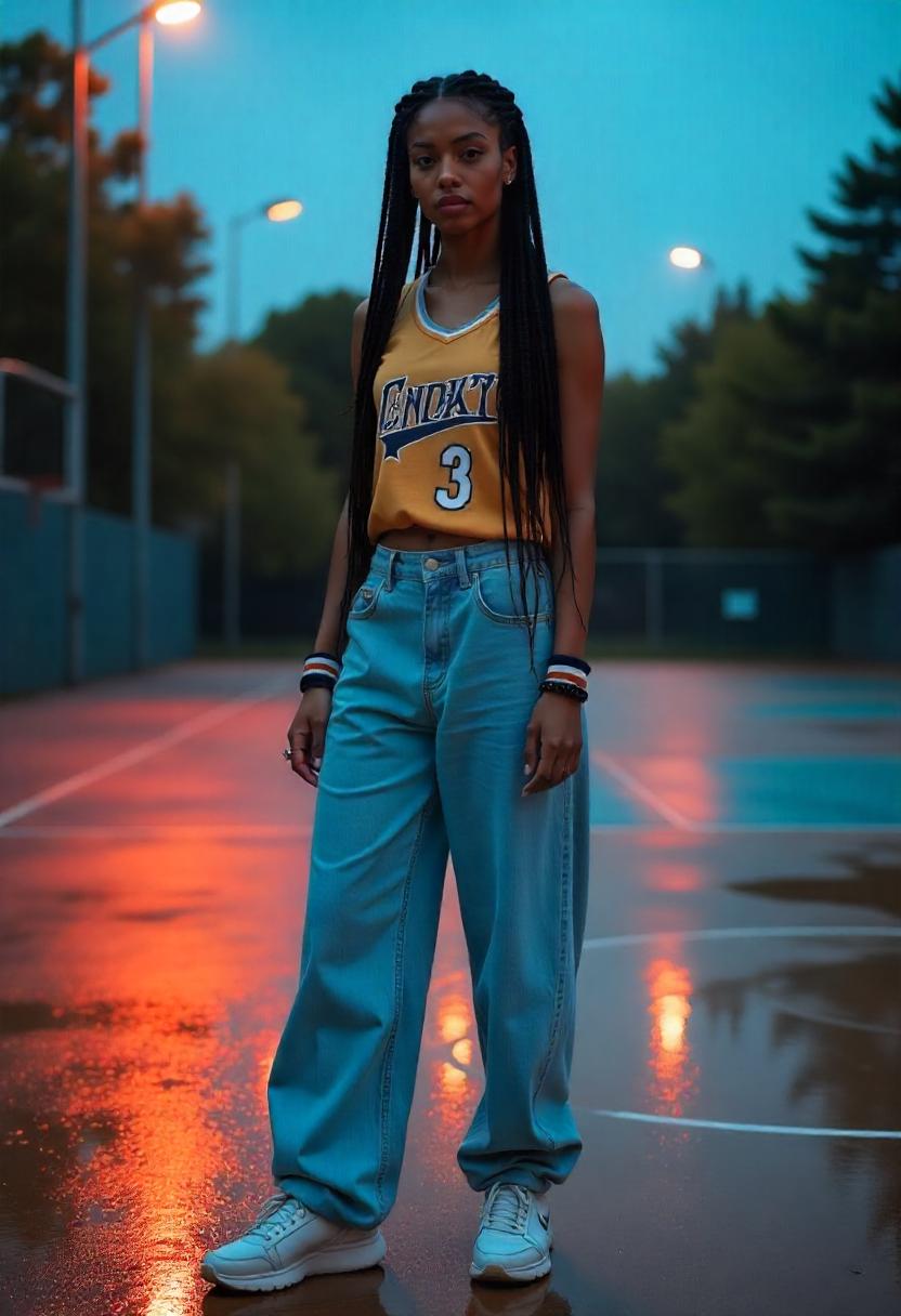 90s Style Baggy Jean Outfits