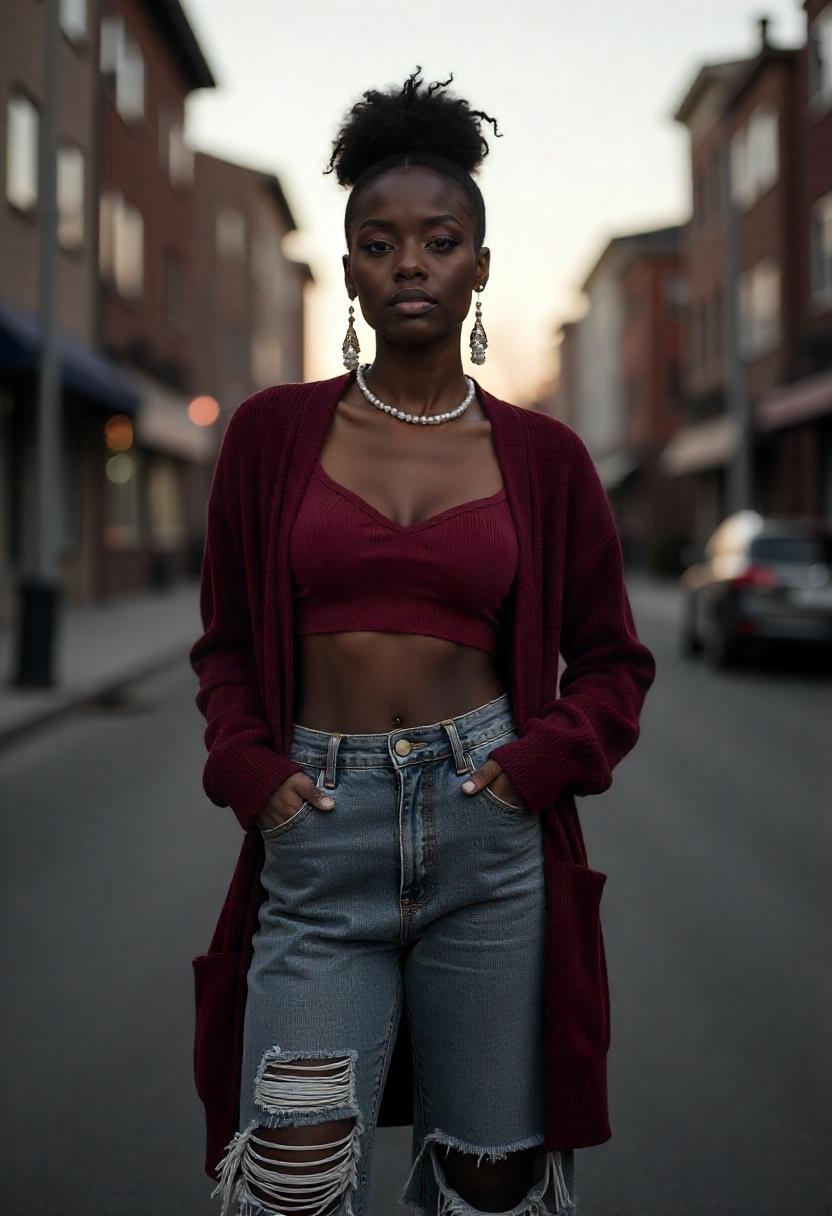 90s Style Baggy Jean Outfits