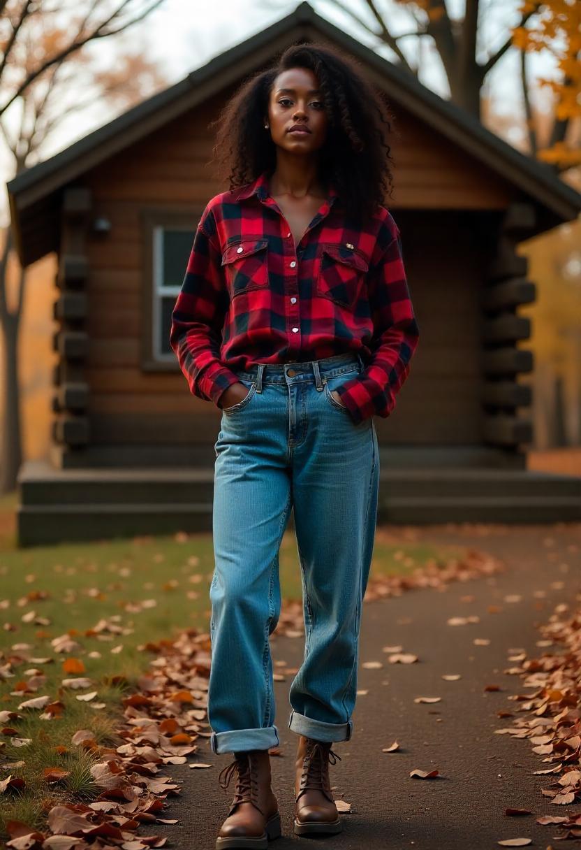 Blue Baggy Jeans Outfit Ideas