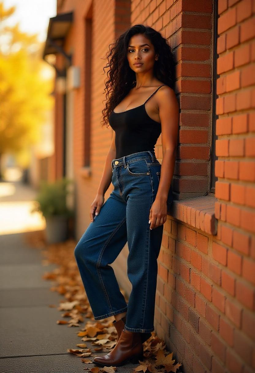 Blue Baggy Jeans Outfit Ideas