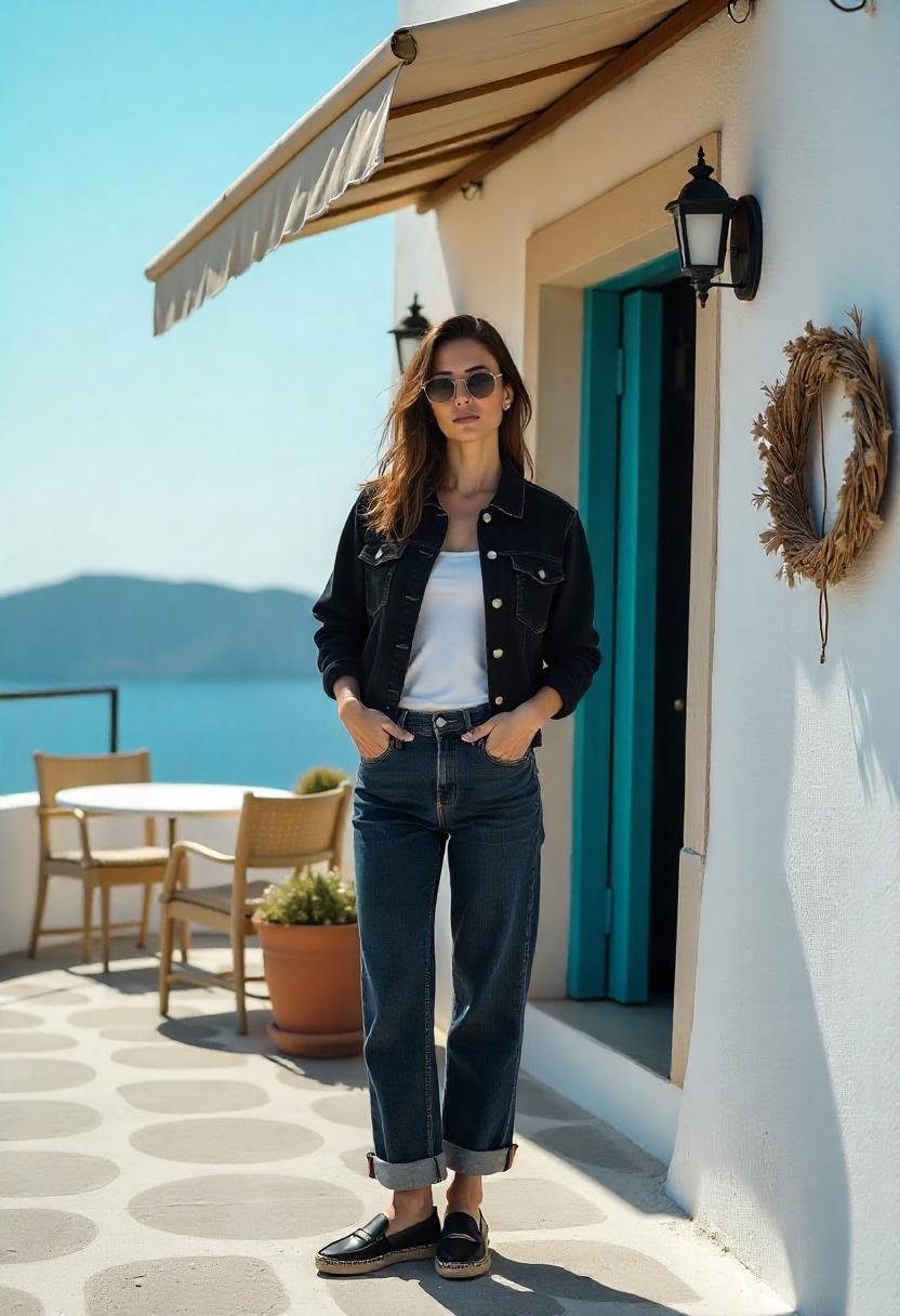 Blue Baggy Jeans Outfit Ideas
