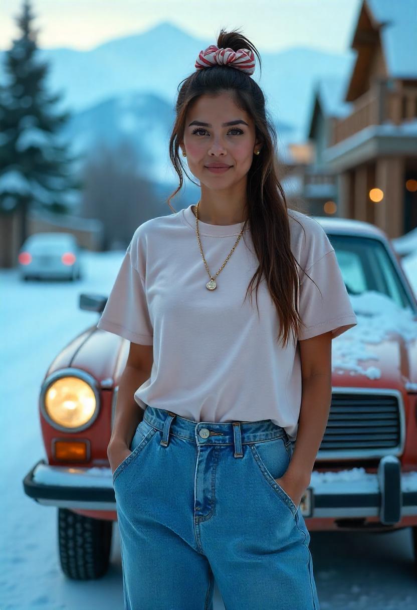 Blue Baggy Jeans Outfit Ideas