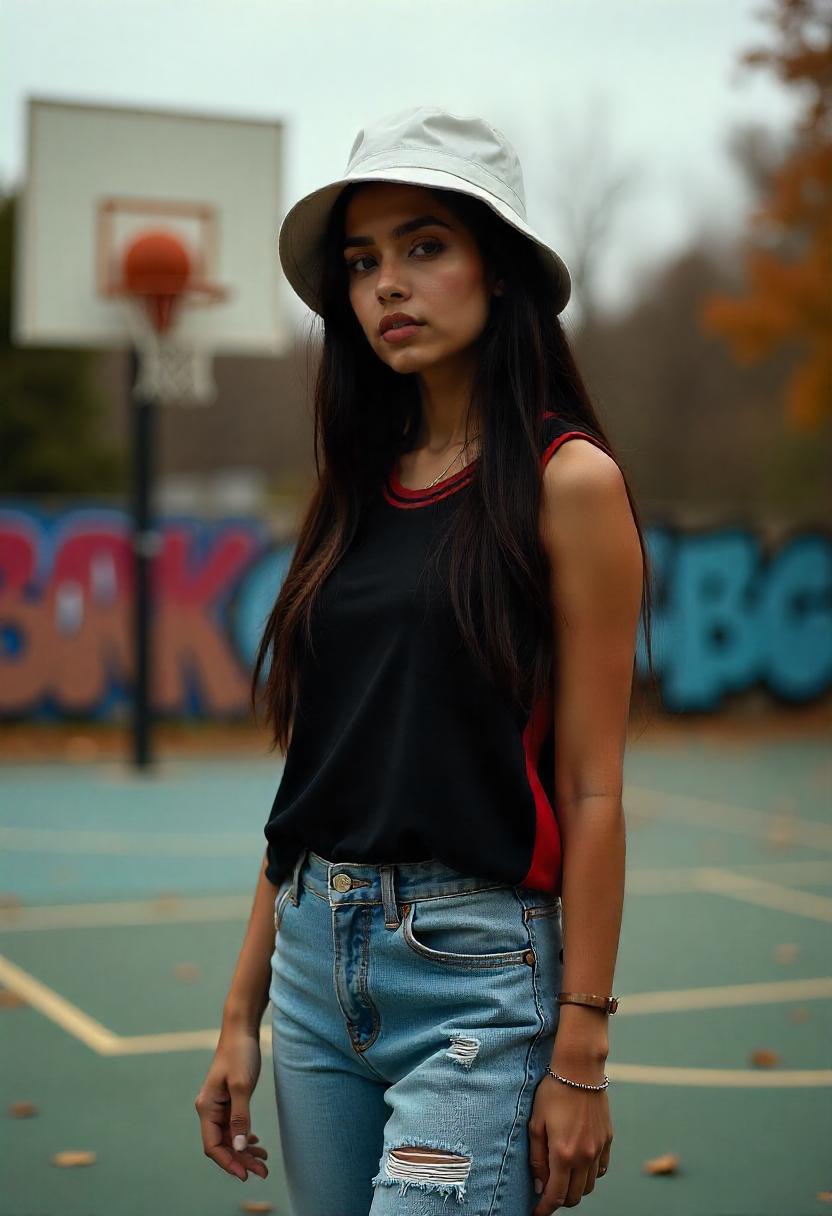 Blue Baggy Jeans Outfit Ideas