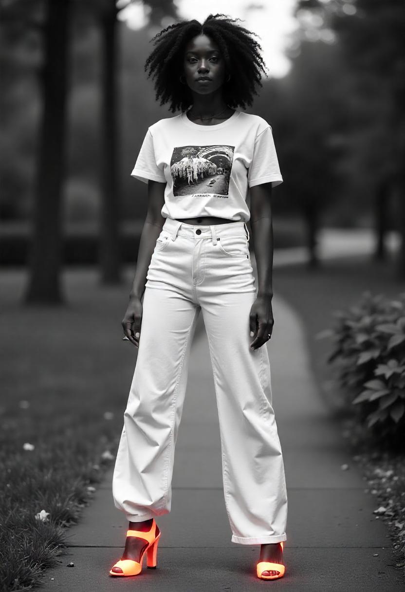 Baggy Jeans Outfits With Heels